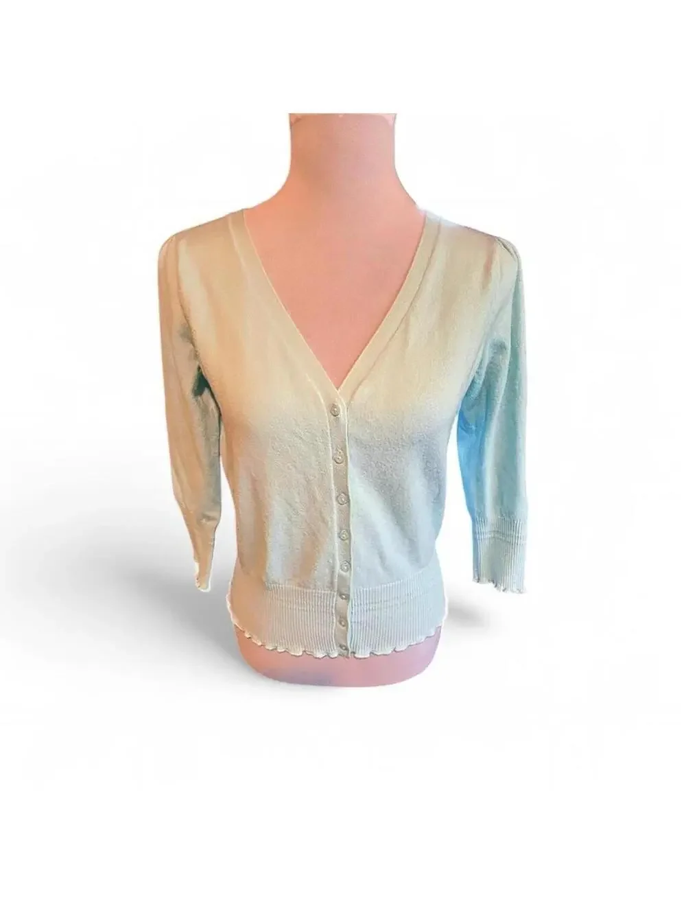 Worthington cardigan 100% cotton . Size S